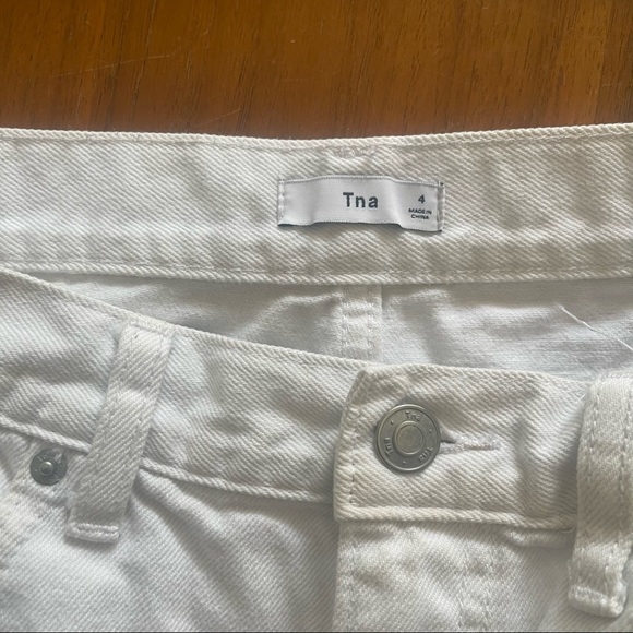 Aritzia White Denim Mini Skirt - Picture 3 of 5